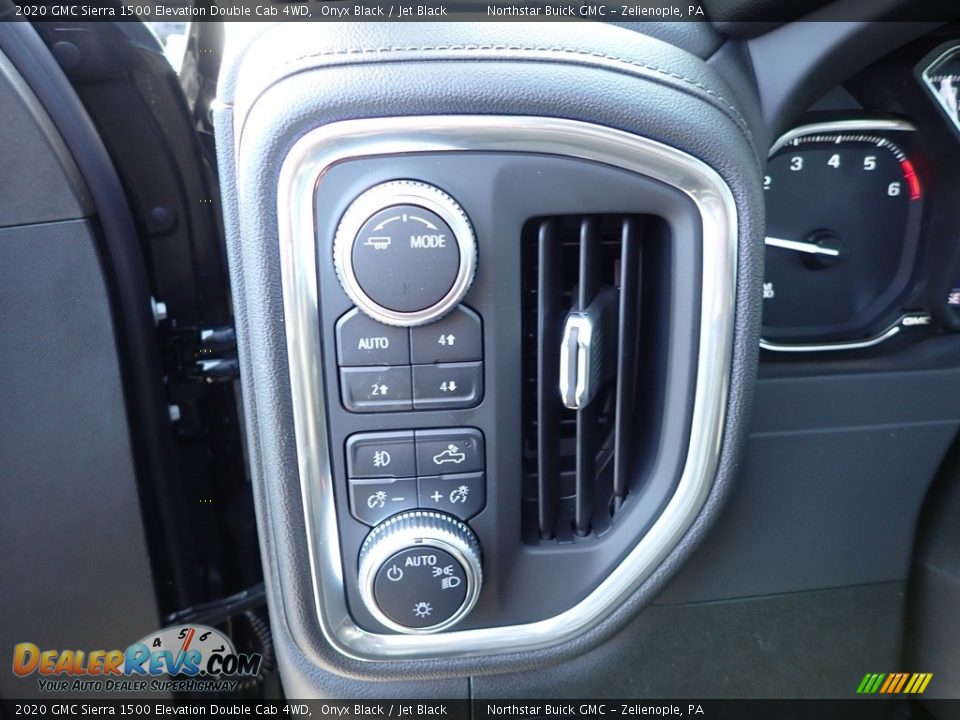2020 GMC Sierra 1500 Elevation Double Cab 4WD Onyx Black / Jet Black Photo #11