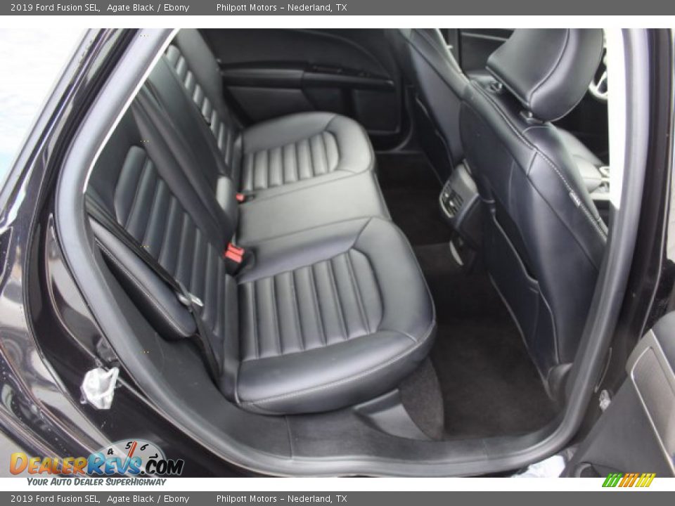 2019 Ford Fusion SEL Agate Black / Ebony Photo #23