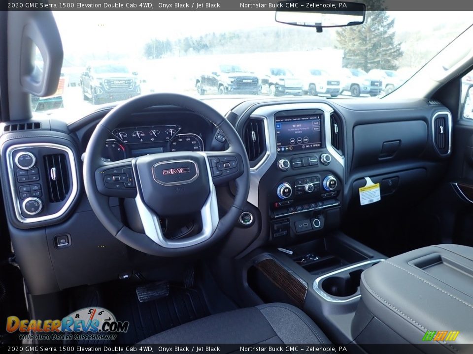 2020 GMC Sierra 1500 Elevation Double Cab 4WD Onyx Black / Jet Black Photo #15