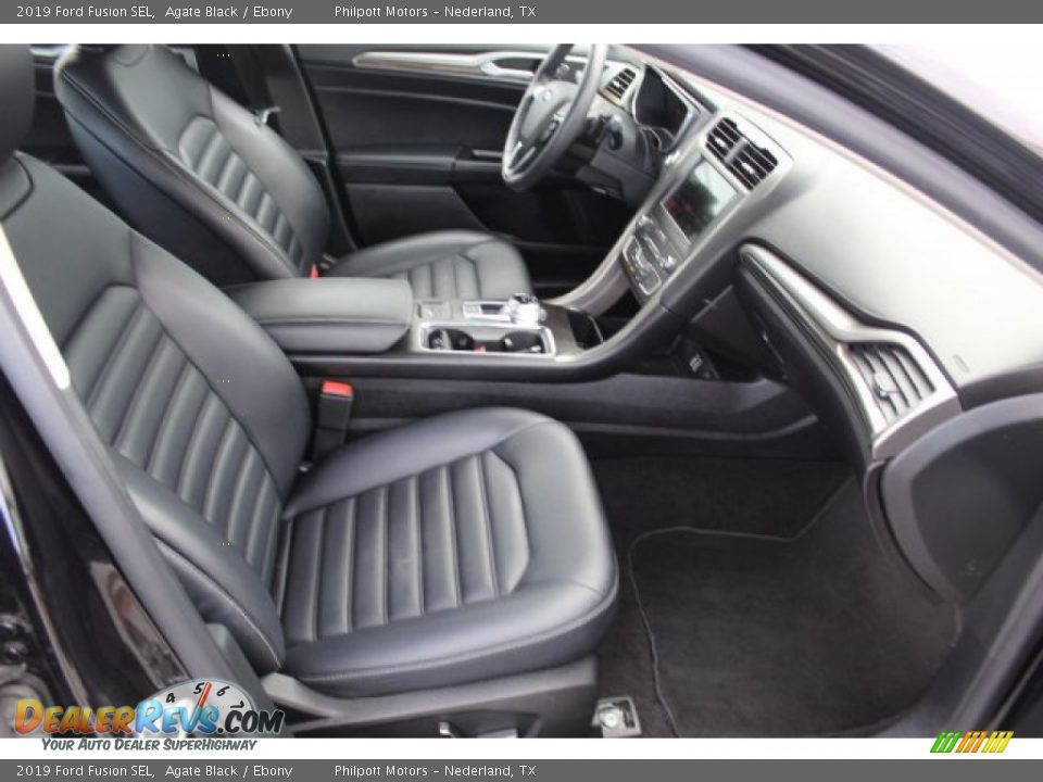 2019 Ford Fusion SEL Agate Black / Ebony Photo #25