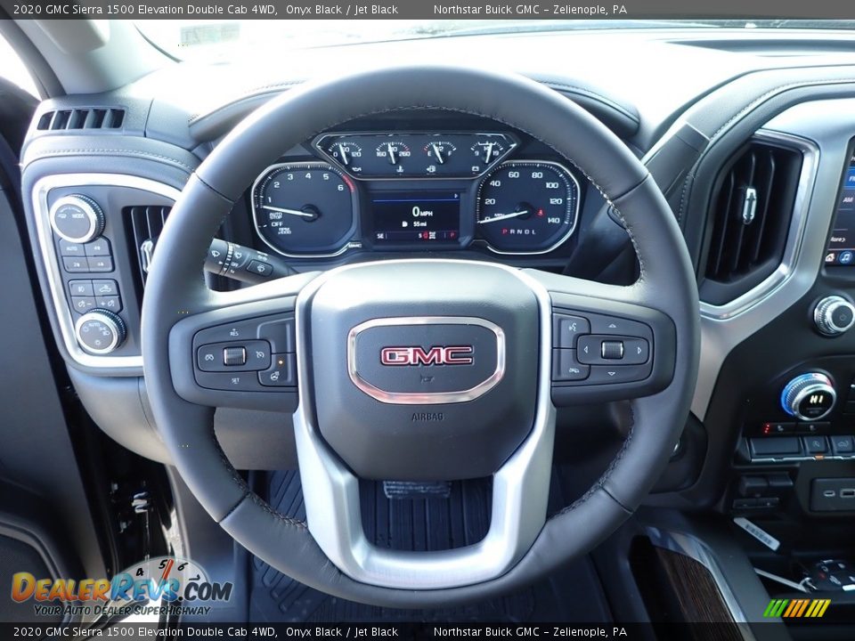 2020 GMC Sierra 1500 Elevation Double Cab 4WD Onyx Black / Jet Black Photo #17