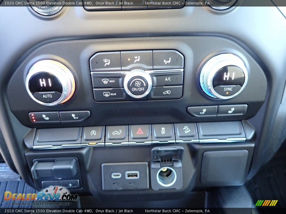 2020 GMC Sierra 1500 Elevation Double Cab 4WD Onyx Black / Jet Black Photo #18