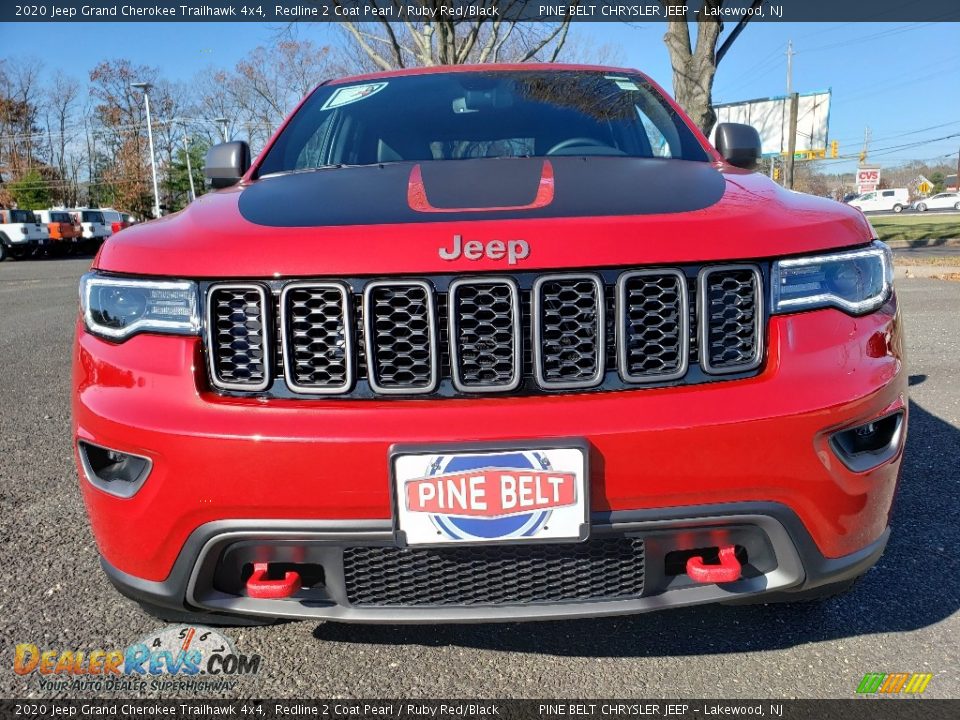 2020 Jeep Grand Cherokee Trailhawk 4x4 Redline 2 Coat Pearl / Ruby Red/Black Photo #2