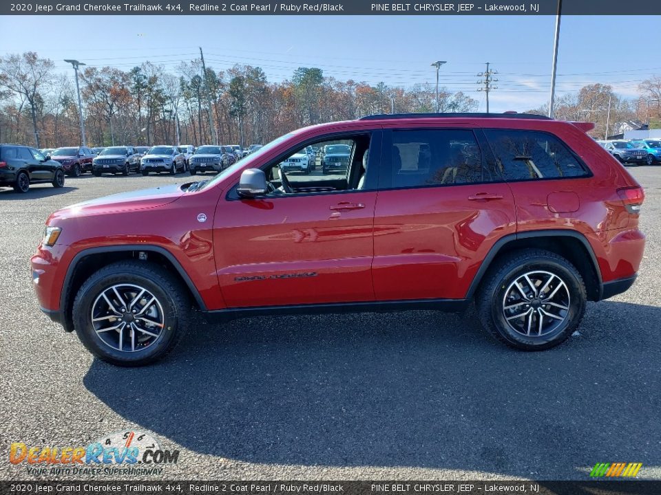 2020 Jeep Grand Cherokee Trailhawk 4x4 Redline 2 Coat Pearl / Ruby Red/Black Photo #3