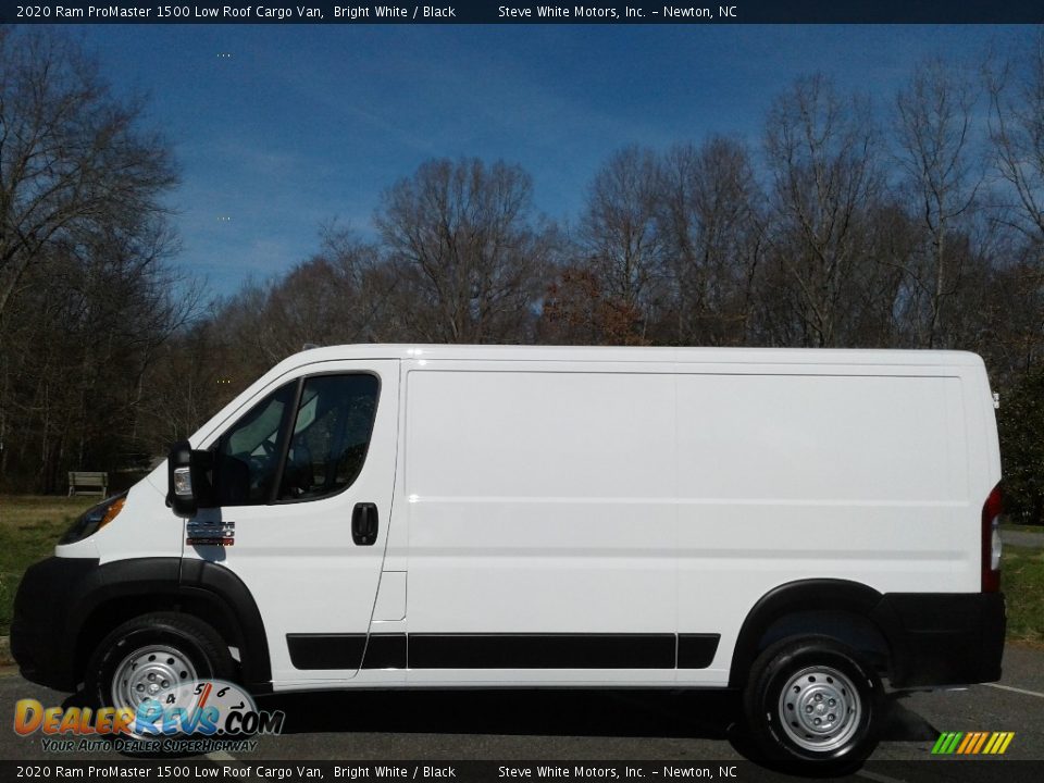 2020 Ram ProMaster 1500 Low Roof Cargo Van Bright White / Black Photo #1