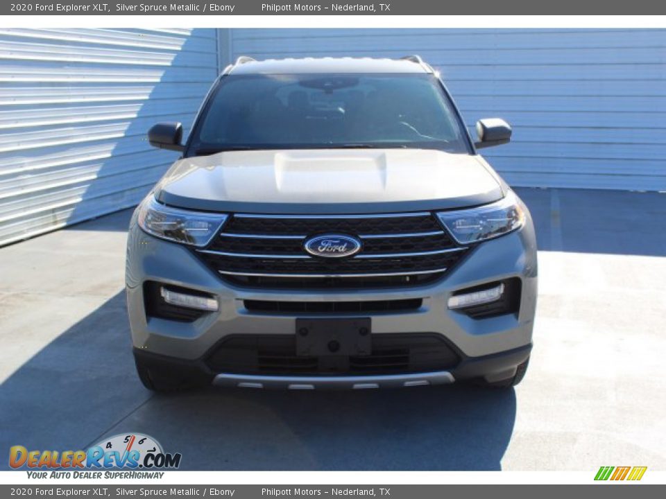 2020 Ford Explorer XLT Silver Spruce Metallic / Ebony Photo #3