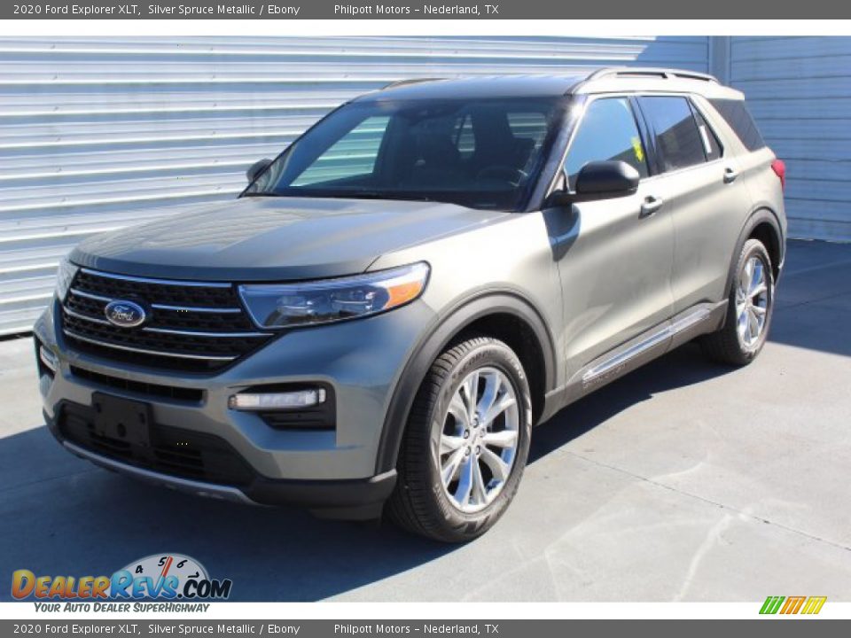 2020 Ford Explorer XLT Silver Spruce Metallic / Ebony Photo #4