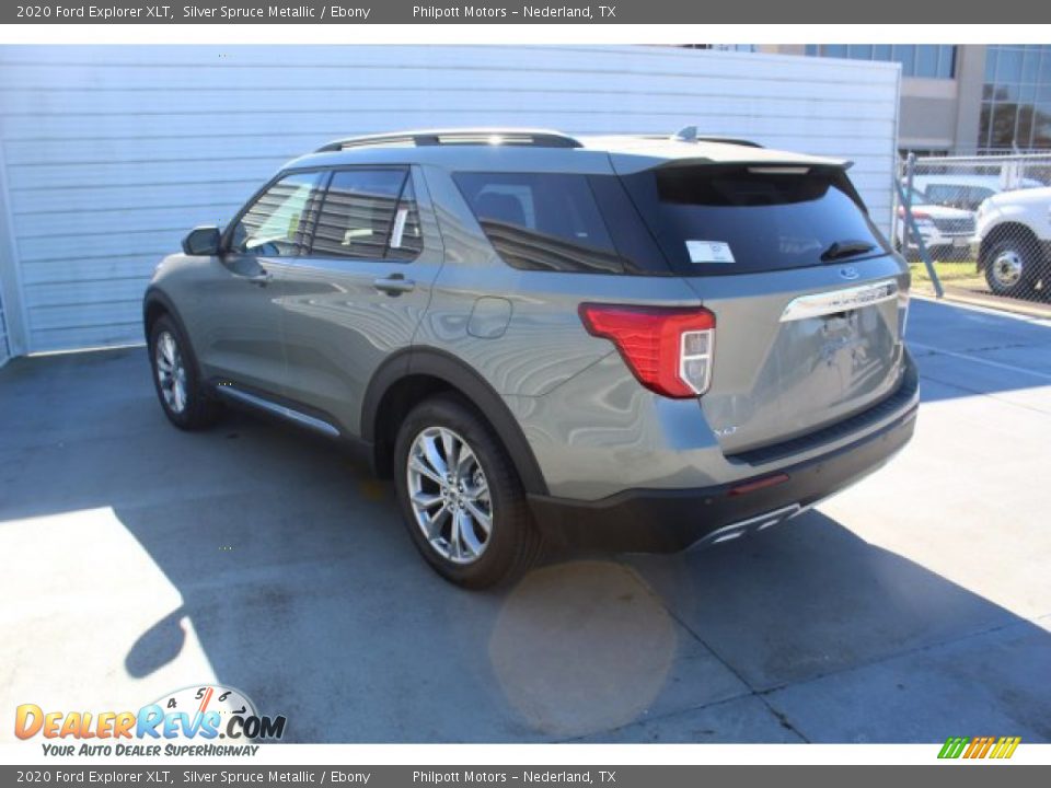 2020 Ford Explorer XLT Silver Spruce Metallic / Ebony Photo #5