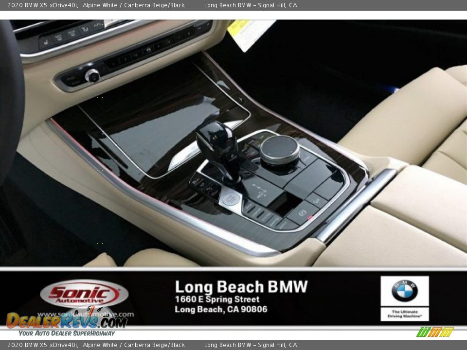 2020 BMW X5 xDrive40i Alpine White / Canberra Beige/Black Photo #6