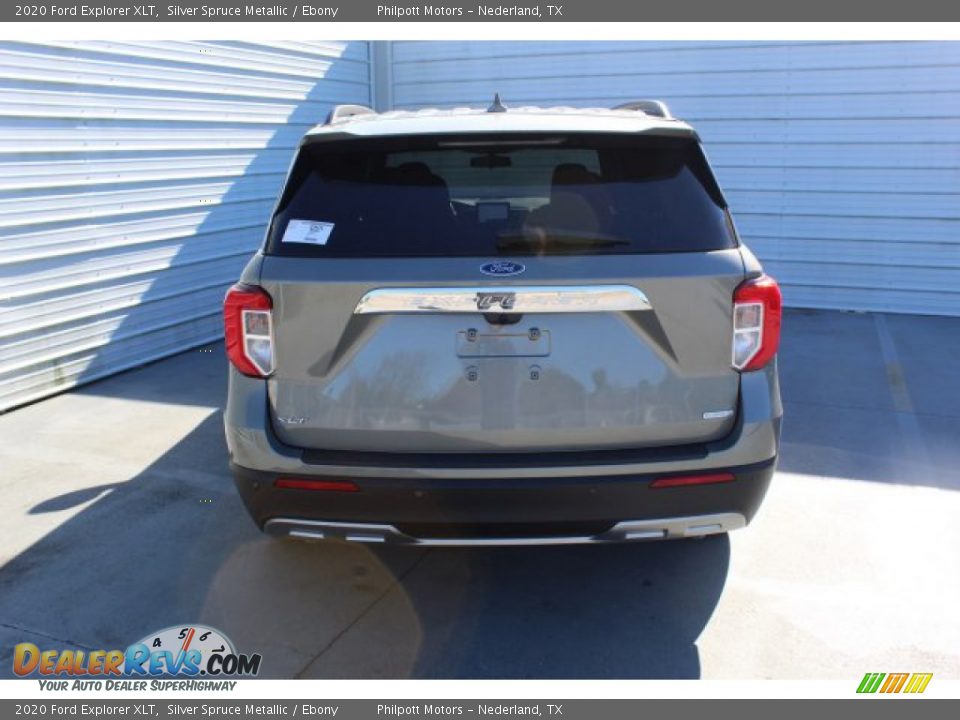 2020 Ford Explorer XLT Silver Spruce Metallic / Ebony Photo #6