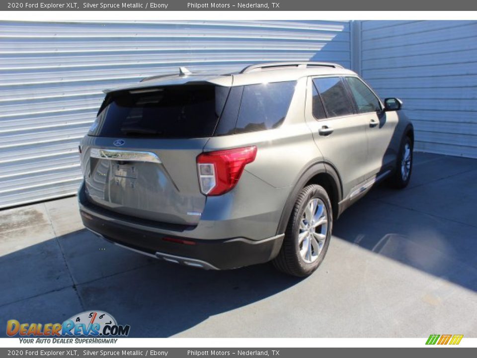 2020 Ford Explorer XLT Silver Spruce Metallic / Ebony Photo #7