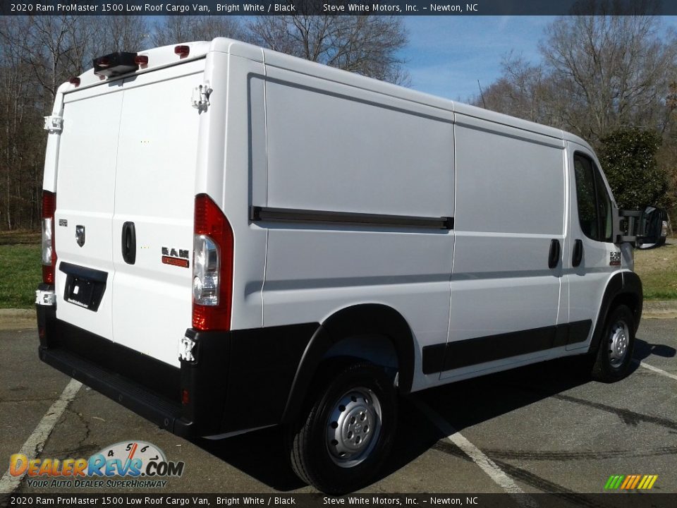 2020 Ram ProMaster 1500 Low Roof Cargo Van Bright White / Black Photo #6