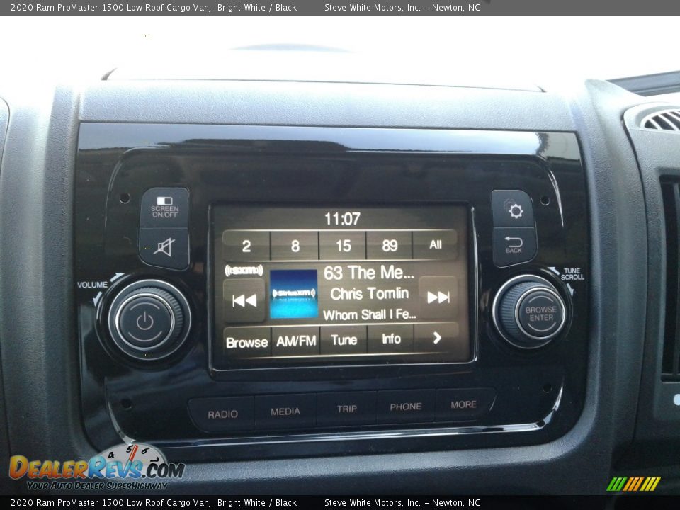 2020 Ram ProMaster 1500 Low Roof Cargo Van Bright White / Black Photo #21