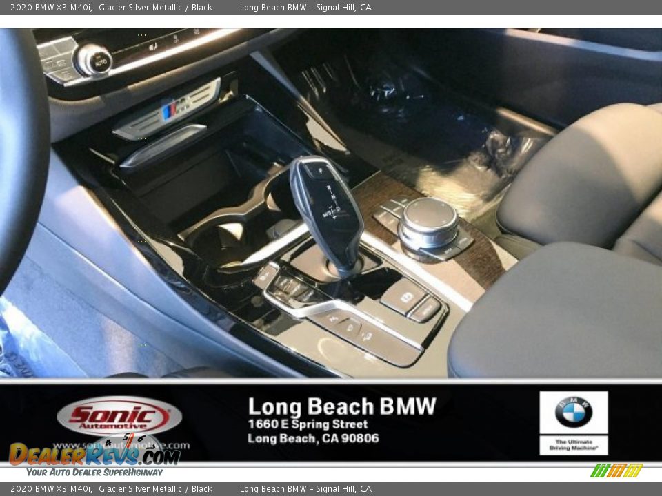 2020 BMW X3 M40i Glacier Silver Metallic / Black Photo #6
