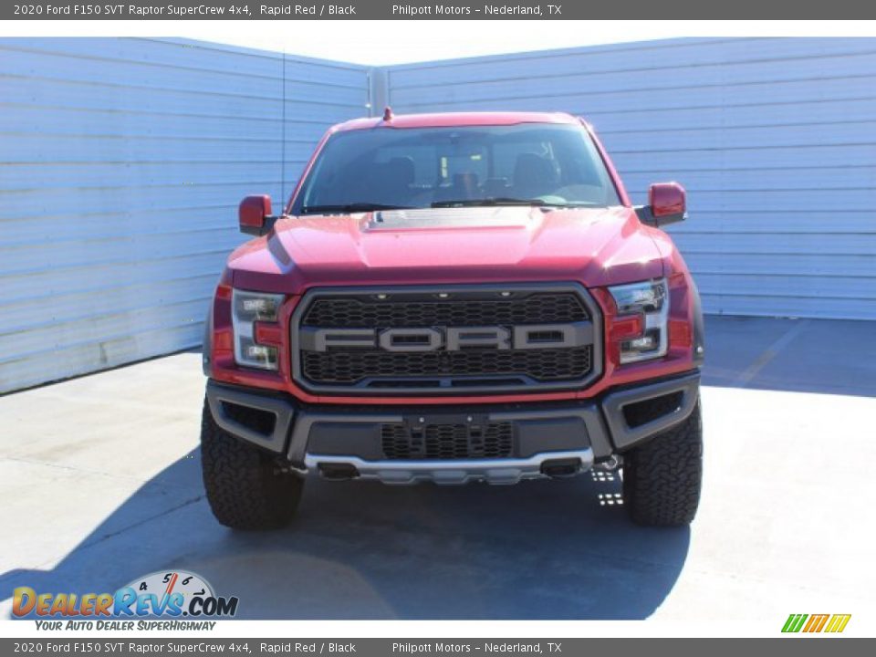 2020 Ford F150 SVT Raptor SuperCrew 4x4 Rapid Red / Black Photo #3
