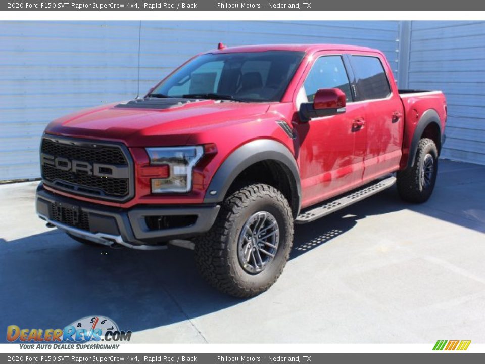 Front 3/4 View of 2020 Ford F150 SVT Raptor SuperCrew 4x4 Photo #4