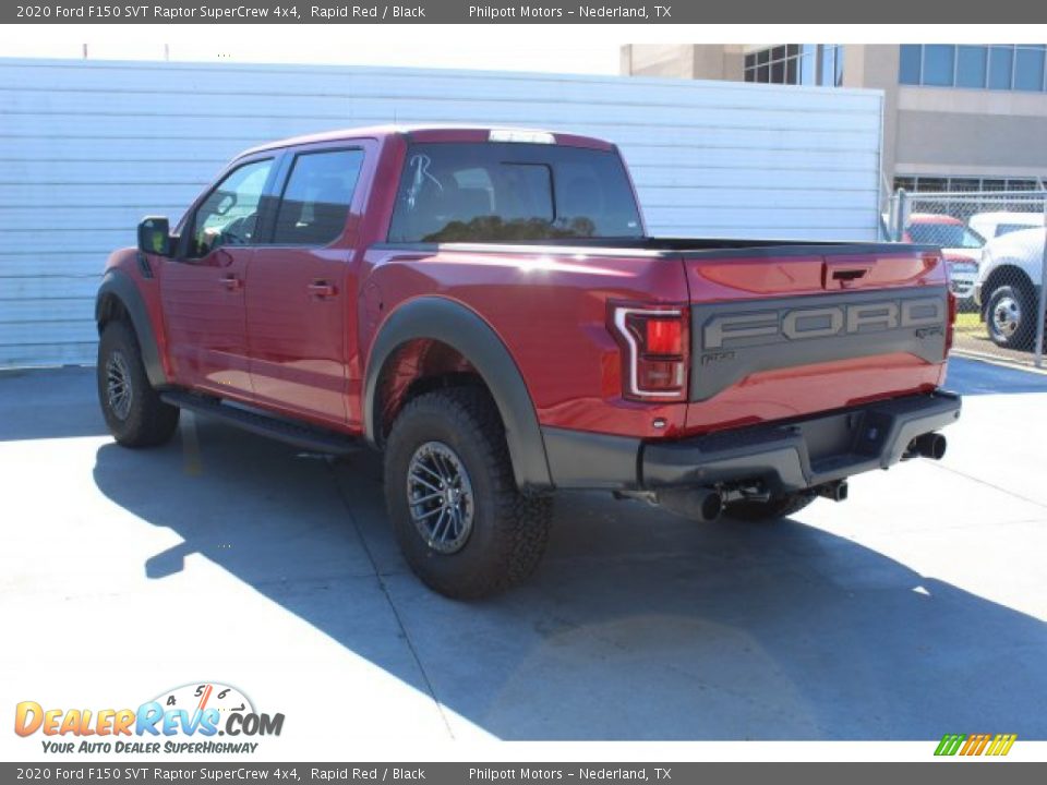 2020 Ford F150 SVT Raptor SuperCrew 4x4 Rapid Red / Black Photo #6