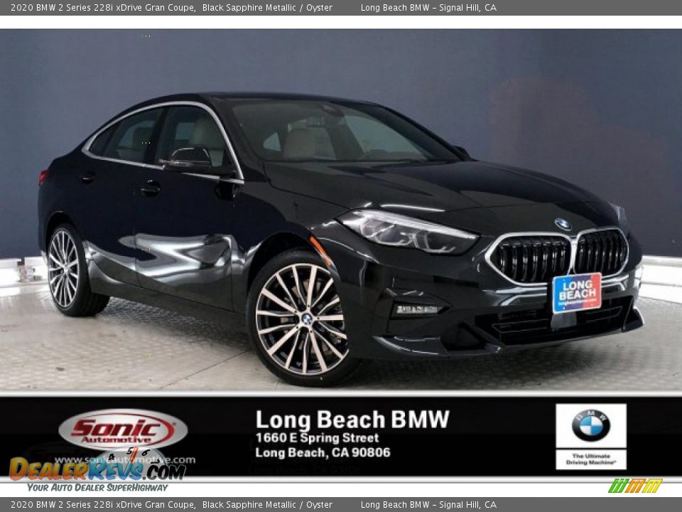 2020 BMW 2 Series 228i xDrive Gran Coupe Black Sapphire Metallic / Oyster Photo #1