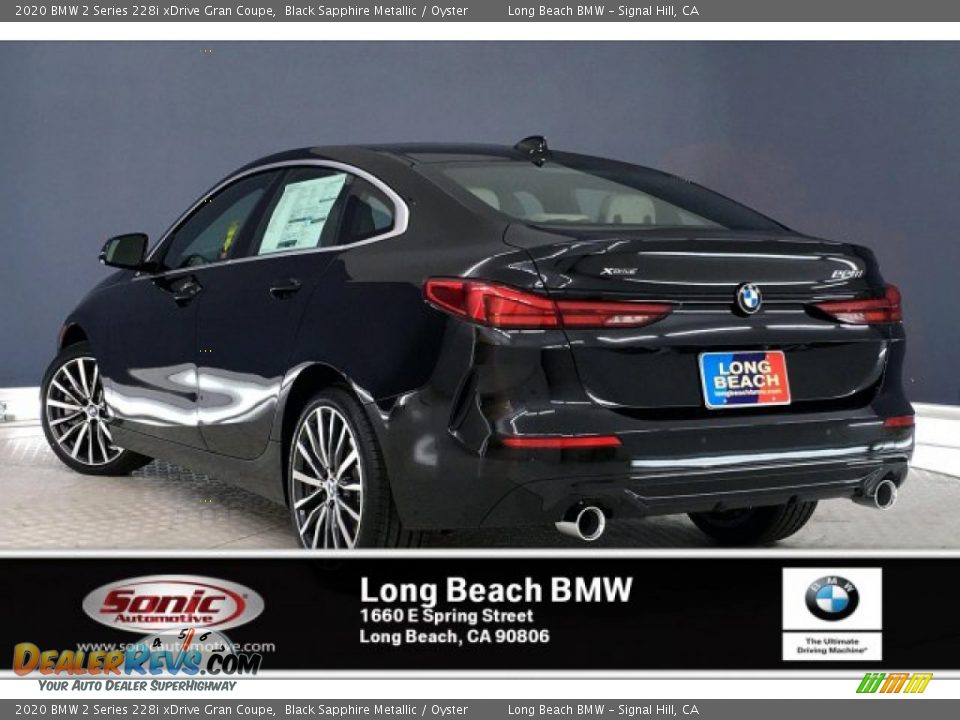 2020 BMW 2 Series 228i xDrive Gran Coupe Black Sapphire Metallic / Oyster Photo #2
