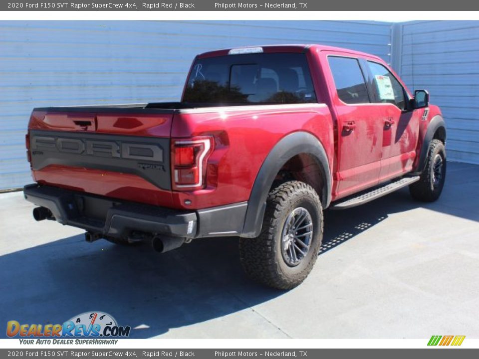 2020 Ford F150 SVT Raptor SuperCrew 4x4 Rapid Red / Black Photo #8
