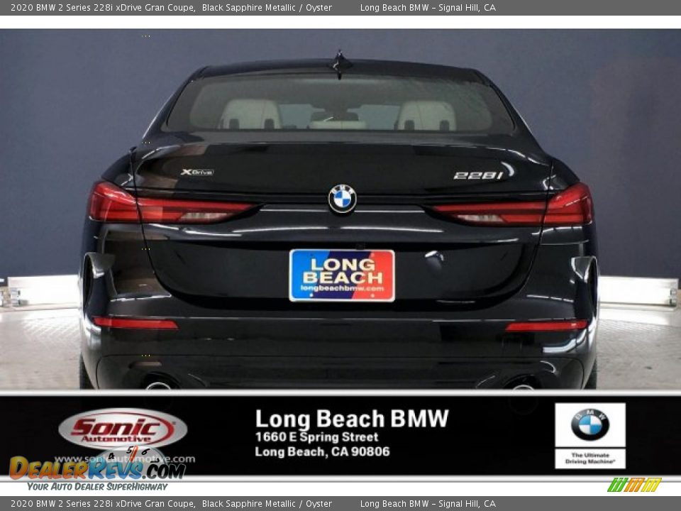 2020 BMW 2 Series 228i xDrive Gran Coupe Black Sapphire Metallic / Oyster Photo #3