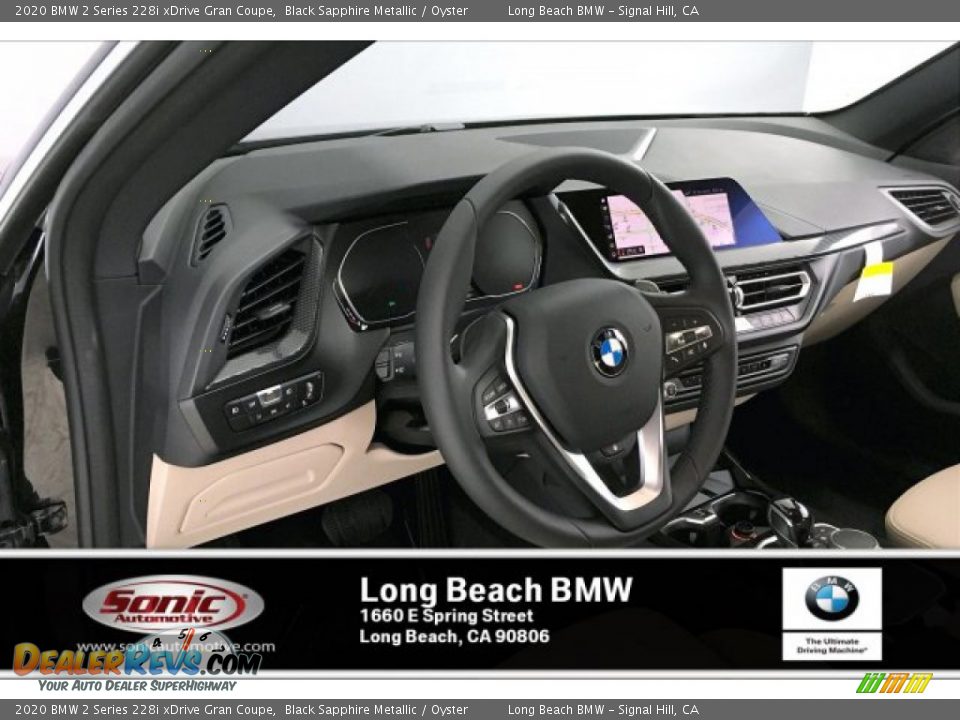 2020 BMW 2 Series 228i xDrive Gran Coupe Black Sapphire Metallic / Oyster Photo #4