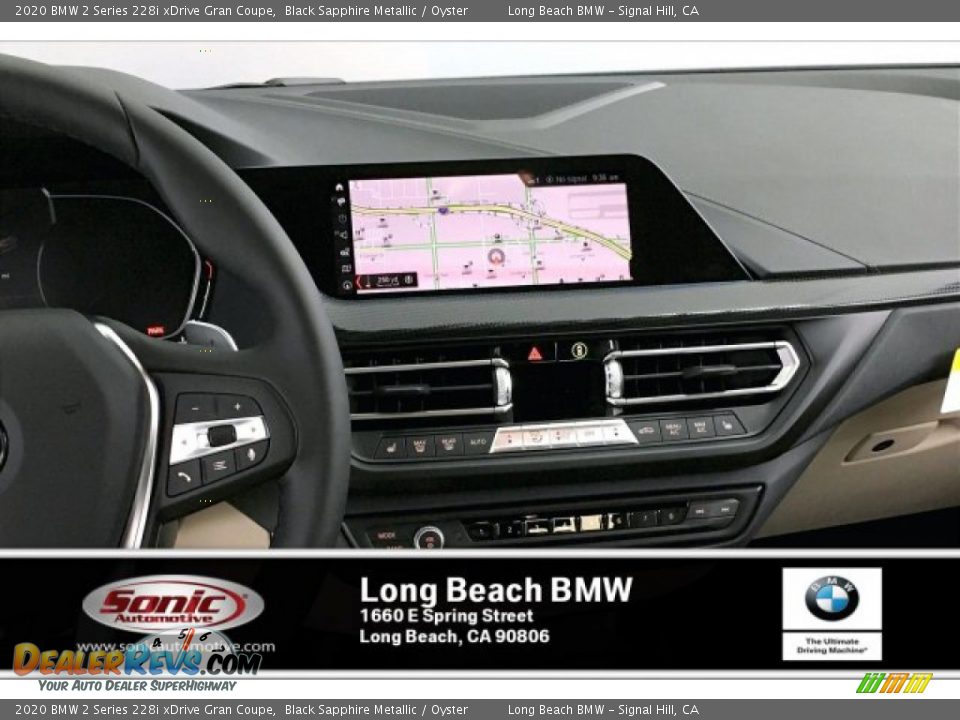 2020 BMW 2 Series 228i xDrive Gran Coupe Black Sapphire Metallic / Oyster Photo #5