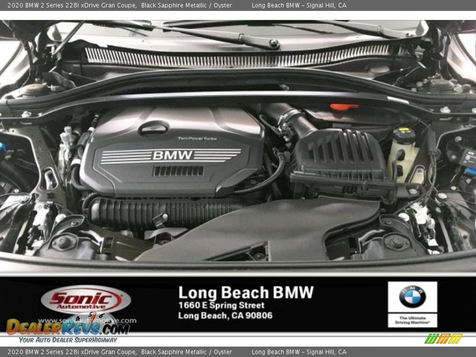 2020 BMW 2 Series 228i xDrive Gran Coupe Black Sapphire Metallic / Oyster Photo #8