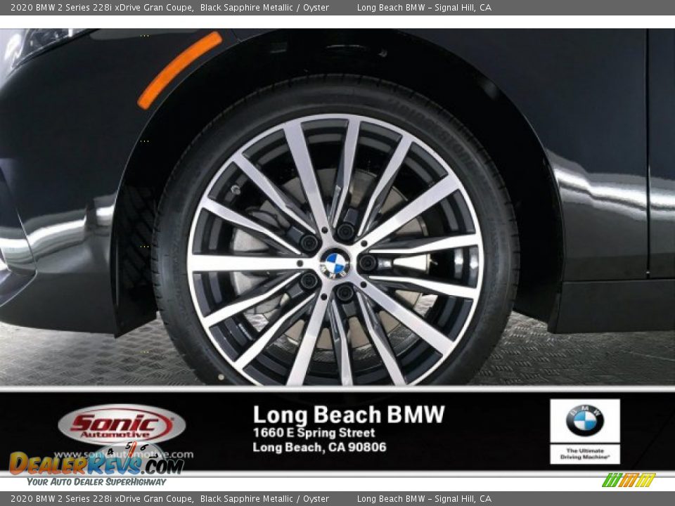 2020 BMW 2 Series 228i xDrive Gran Coupe Black Sapphire Metallic / Oyster Photo #9