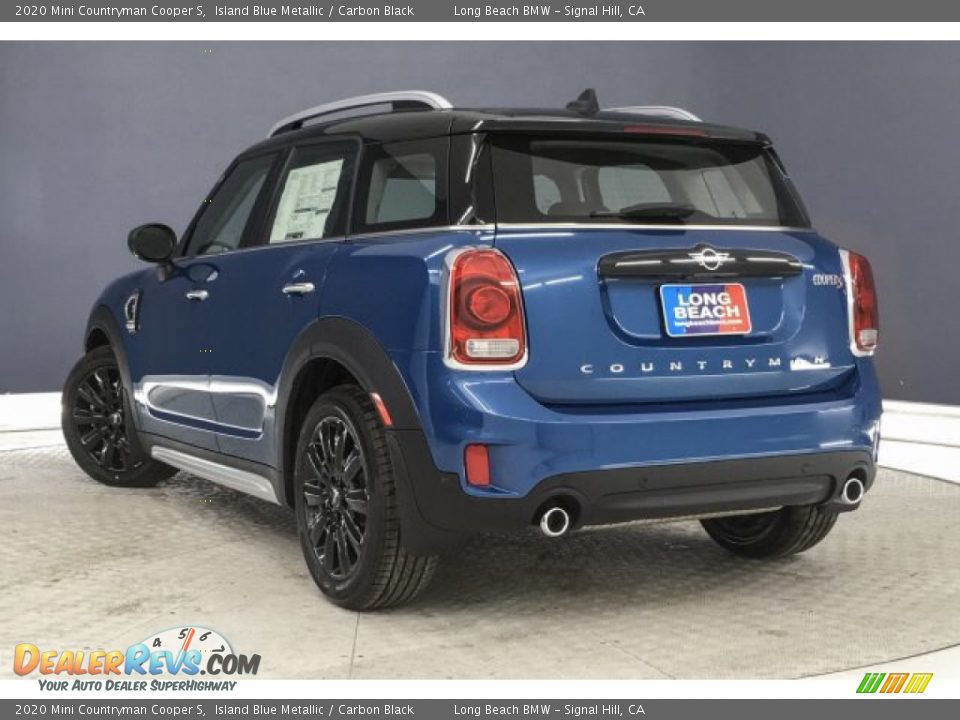 2020 Mini Countryman Cooper S Island Blue Metallic / Carbon Black Photo #3
