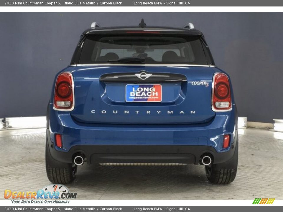 2020 Mini Countryman Cooper S Island Blue Metallic / Carbon Black Photo #4