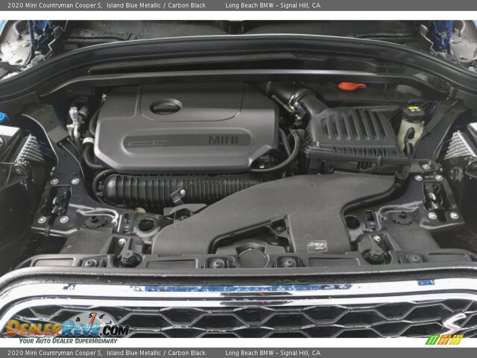2020 Mini Countryman Cooper S Island Blue Metallic / Carbon Black Photo #9