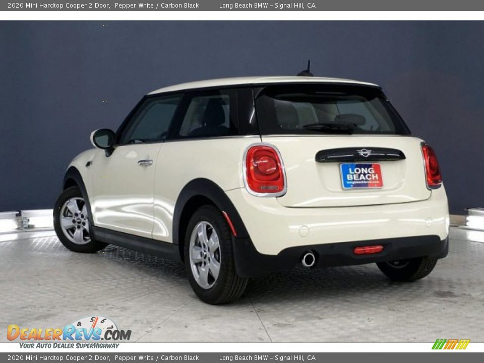 2020 Mini Hardtop Cooper 2 Door Pepper White / Carbon Black Photo #2