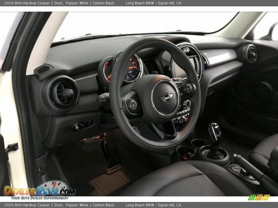2020 Mini Hardtop Cooper 2 Door Pepper White / Carbon Black Photo #4