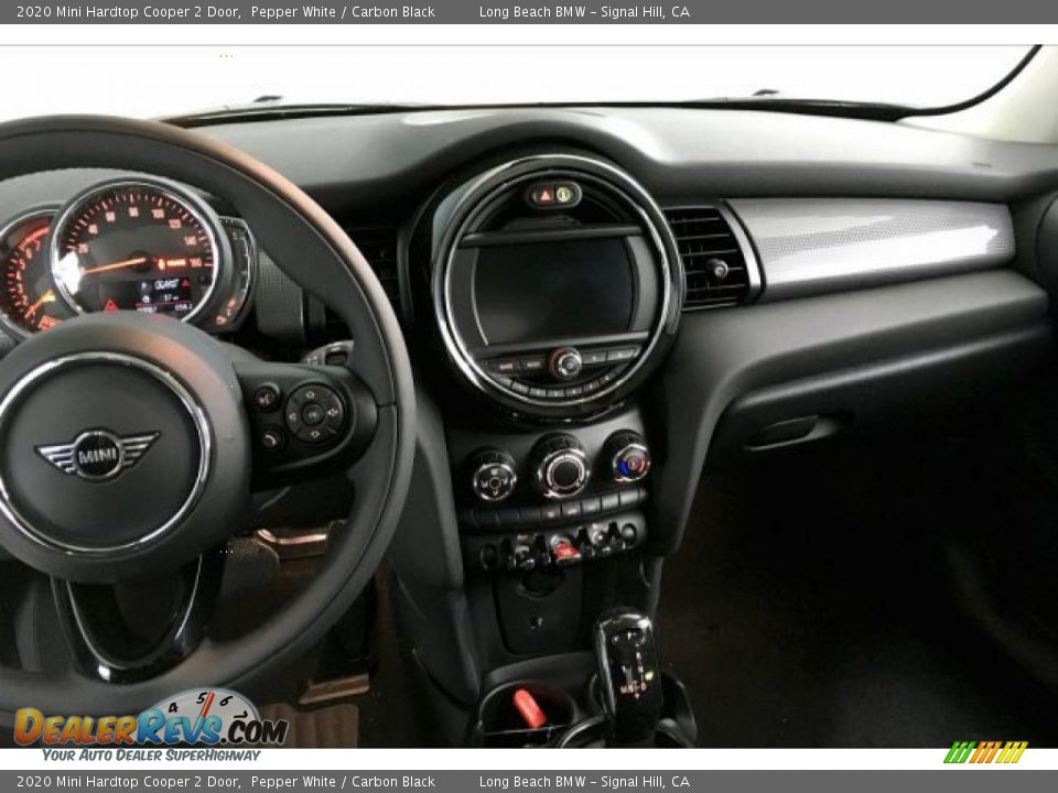 2020 Mini Hardtop Cooper 2 Door Pepper White / Carbon Black Photo #5