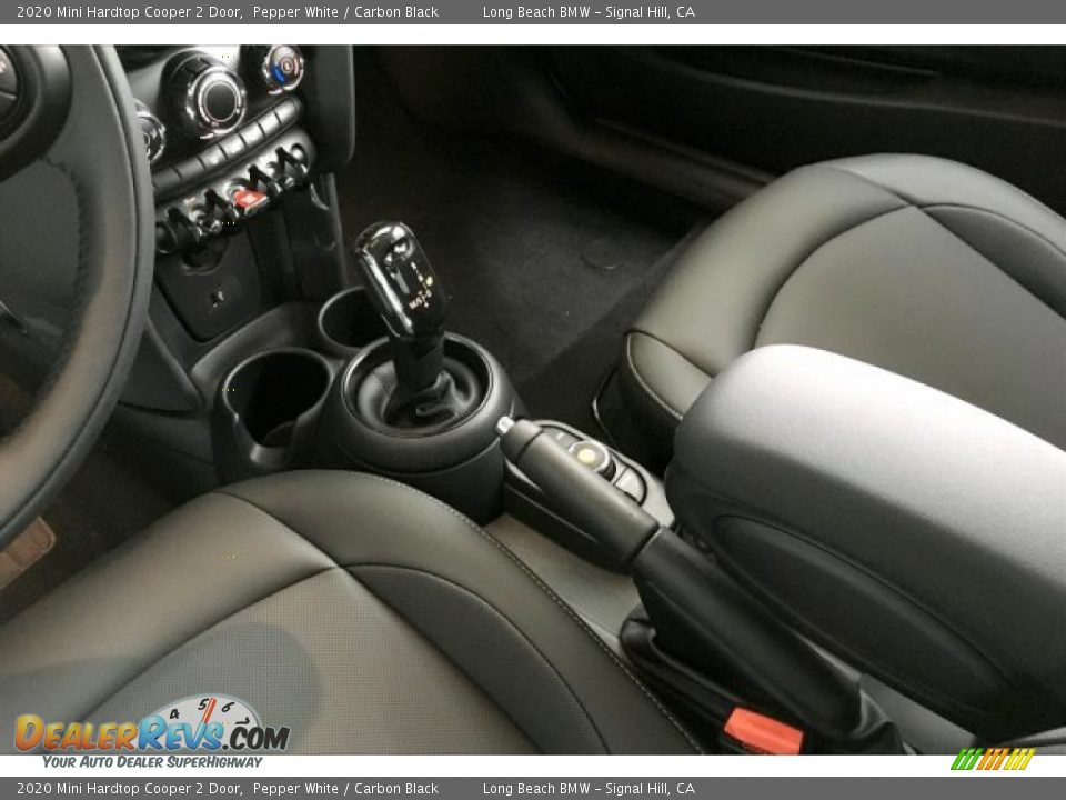 2020 Mini Hardtop Cooper 2 Door Pepper White / Carbon Black Photo #6