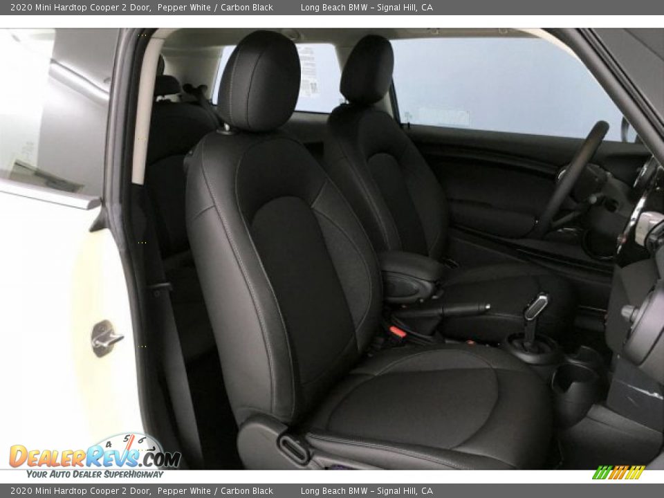 2020 Mini Hardtop Cooper 2 Door Pepper White / Carbon Black Photo #7