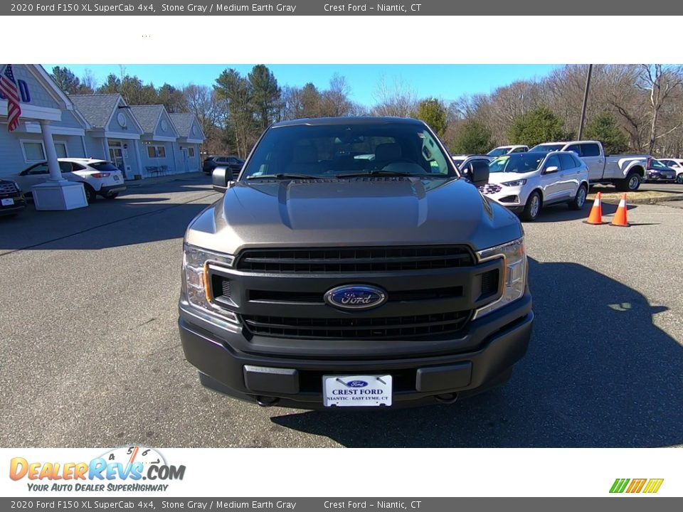 2020 Ford F150 XL SuperCab 4x4 Stone Gray / Medium Earth Gray Photo #2