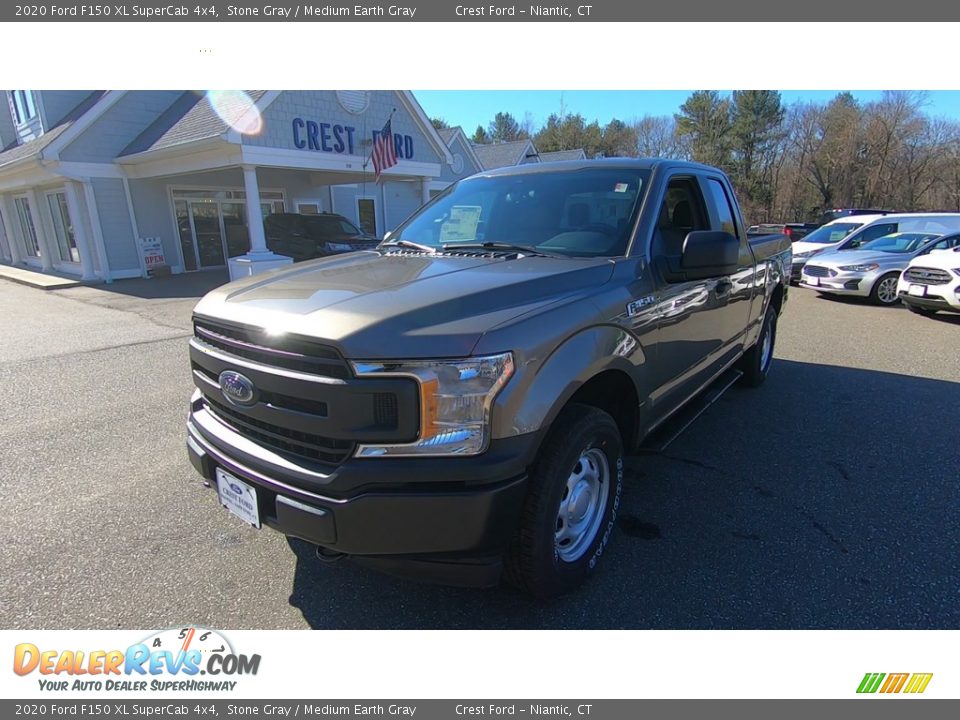 2020 Ford F150 XL SuperCab 4x4 Stone Gray / Medium Earth Gray Photo #3