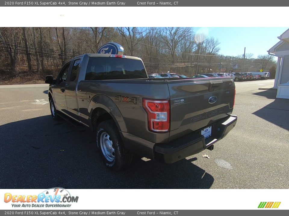 2020 Ford F150 XL SuperCab 4x4 Stone Gray / Medium Earth Gray Photo #5