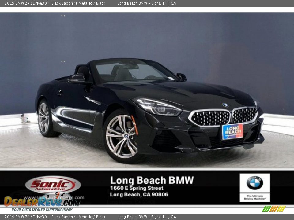 2019 BMW Z4 sDrive30i Black Sapphire Metallic / Black Photo #1