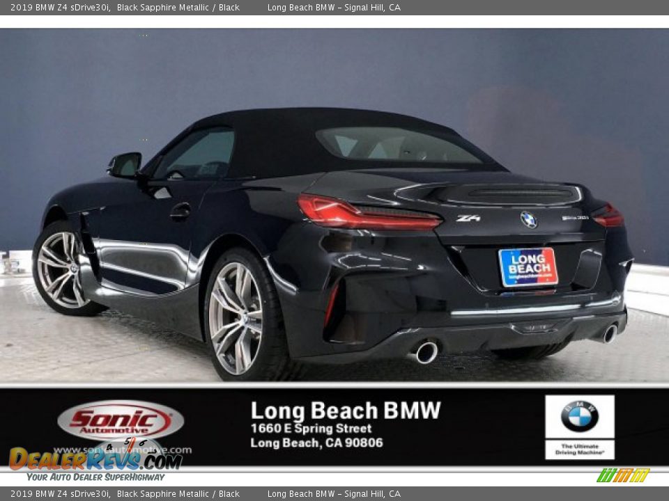 2019 BMW Z4 sDrive30i Black Sapphire Metallic / Black Photo #2