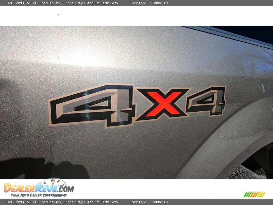 2020 Ford F150 XL SuperCab 4x4 Stone Gray / Medium Earth Gray Photo #9