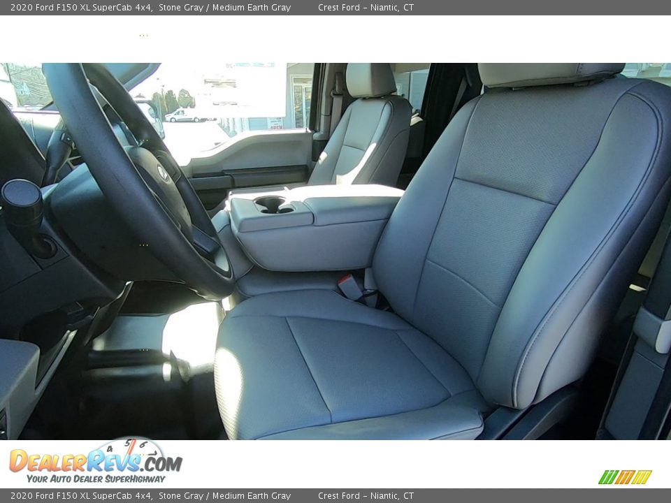 2020 Ford F150 XL SuperCab 4x4 Stone Gray / Medium Earth Gray Photo #11