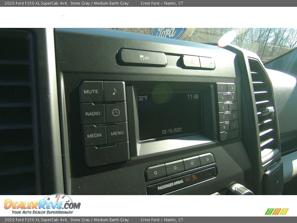 2020 Ford F150 XL SuperCab 4x4 Stone Gray / Medium Earth Gray Photo #14