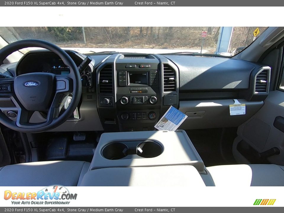 2020 Ford F150 XL SuperCab 4x4 Stone Gray / Medium Earth Gray Photo #18