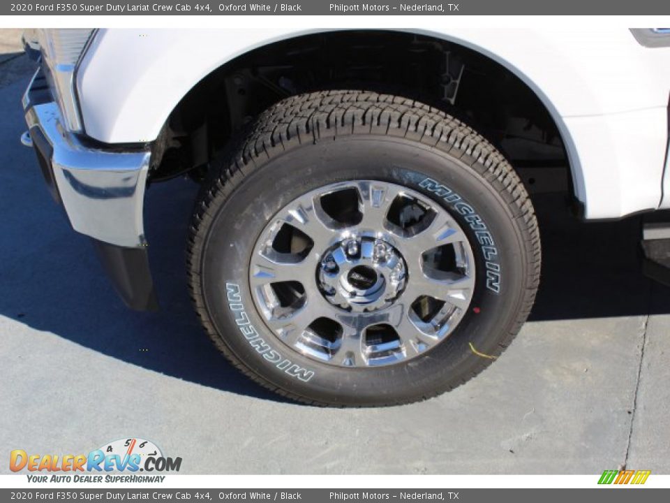 2020 Ford F350 Super Duty Lariat Crew Cab 4x4 Oxford White / Black Photo #5