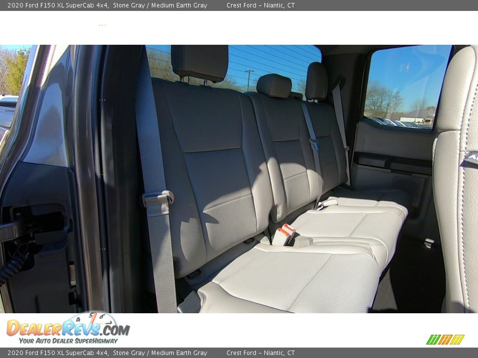 2020 Ford F150 XL SuperCab 4x4 Stone Gray / Medium Earth Gray Photo #22