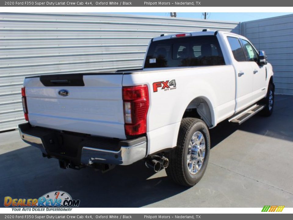 2020 Ford F350 Super Duty Lariat Crew Cab 4x4 Oxford White / Black Photo #8