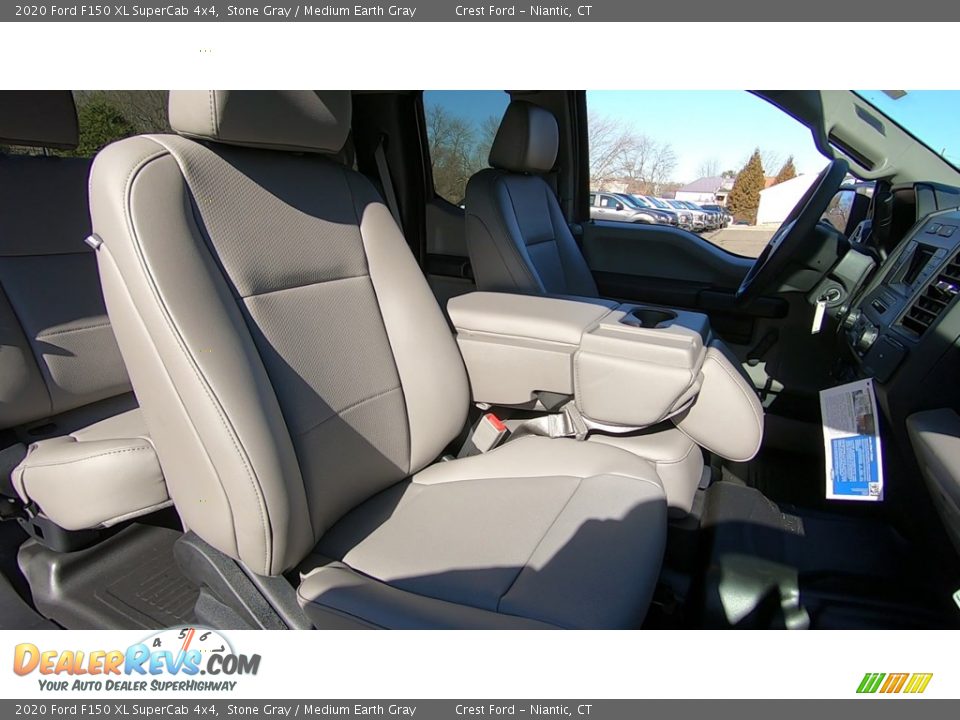 2020 Ford F150 XL SuperCab 4x4 Stone Gray / Medium Earth Gray Photo #23